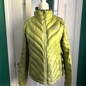 The North Face Summit Series Lime Puffer Down Jacket Small